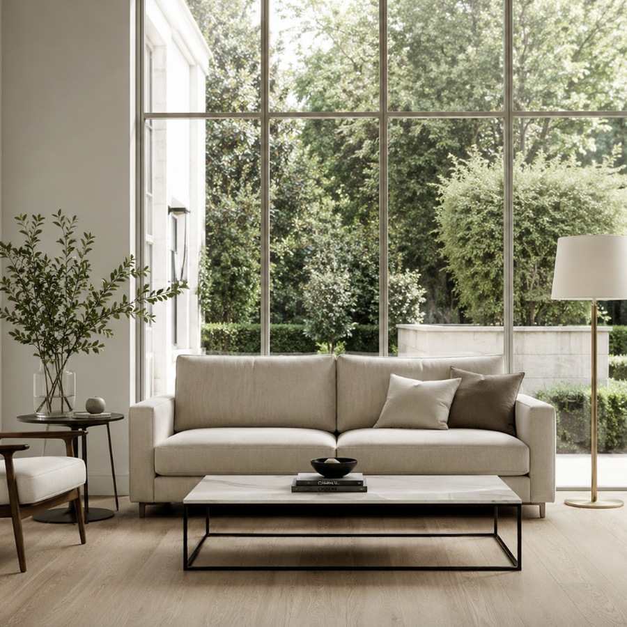 Residential community club room with wear-resistant wood-look flooring | McSwain Carpets & Floors