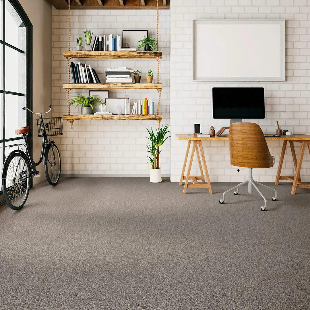 Shaw carpet inspiration in a comfortable family room | McSwain Carpets & Floors