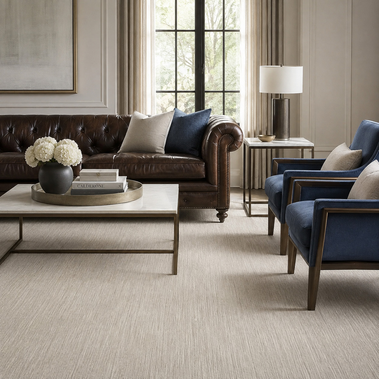 sheet vinyl in living room - McSwain Carpets & Floors